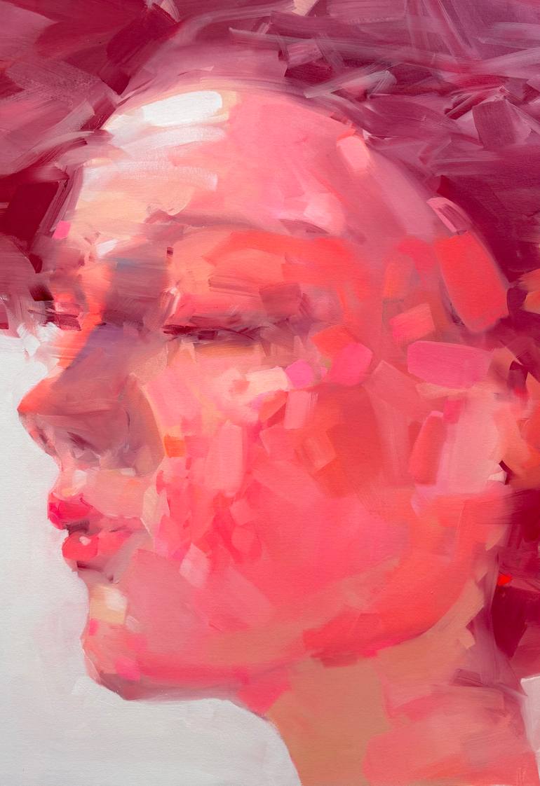 Original Impressionism Women Painting by Vahe Yeremyan