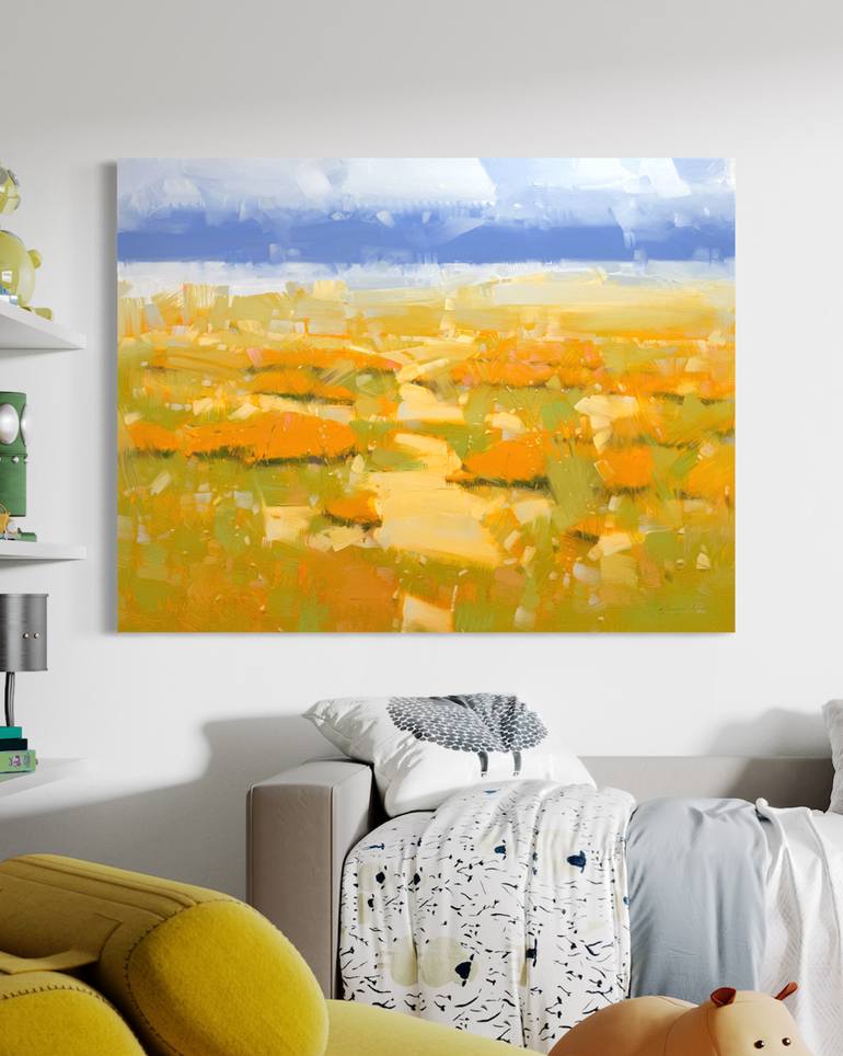 Original Impressionism Landscape Painting by Vahe Yeremyan