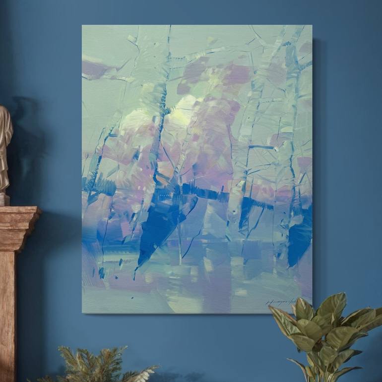 Original Impressionism Landscape Painting by Vahe Yeremyan