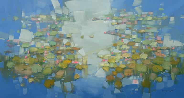 Print of Impressionism Floral Paintings by Vahe Yeremyan