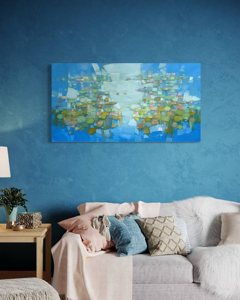 Original Impressionism Floral Painting by Vahe Yeremyan