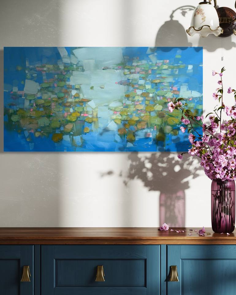 Original Impressionism Floral Painting by Vahe Yeremyan