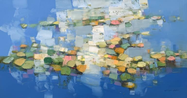 Print of Impressionism Floral Paintings by Vahe Yeremyan