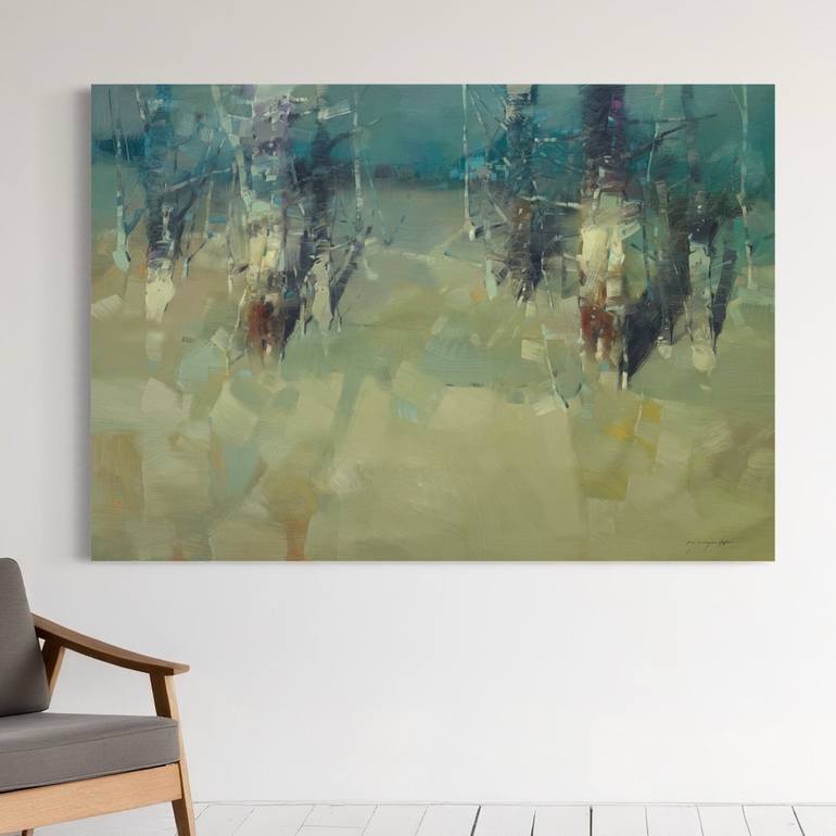 Original Impressionism Landscape Painting by Vahe Yeremyan