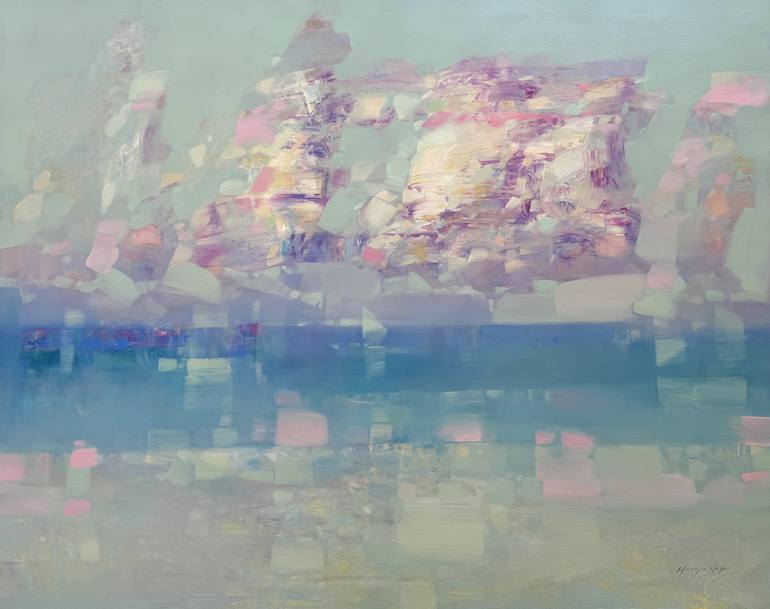 Print of Impressionism Seascape Paintings by Vahe Yeremyan