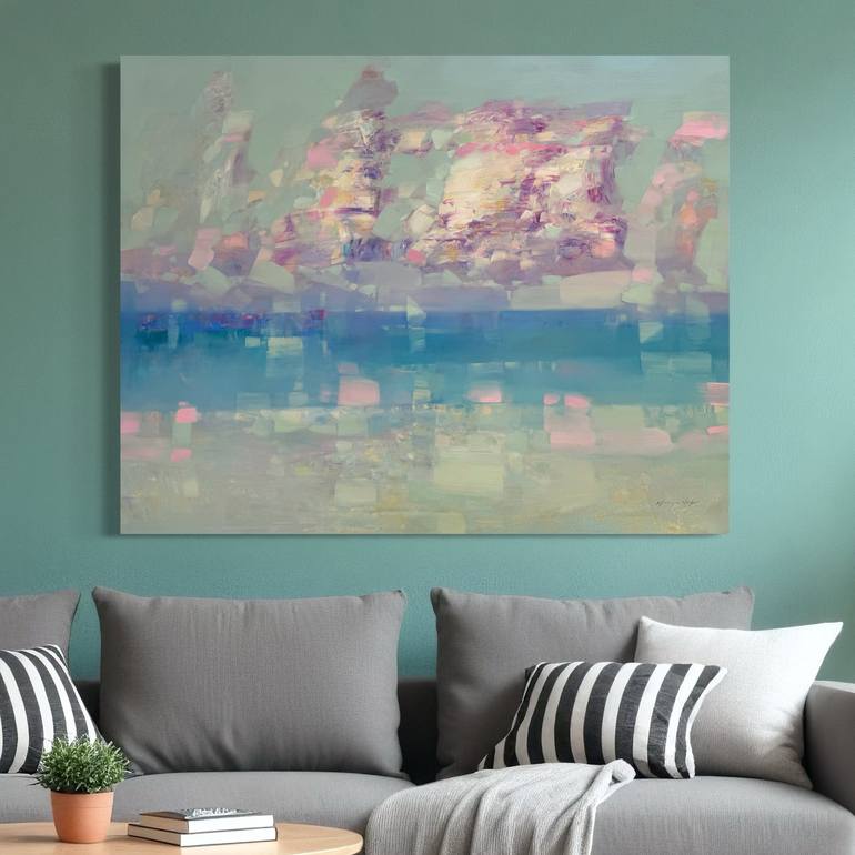 Original Impressionism Seascape Painting by Vahe Yeremyan