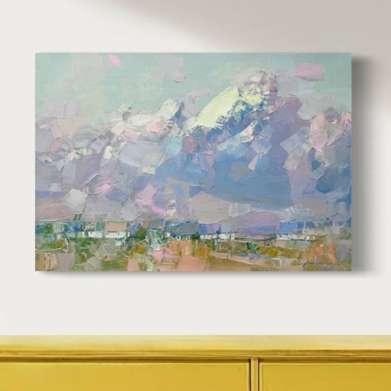 Original Impressionism Landscape Painting by Vahe Yeremyan