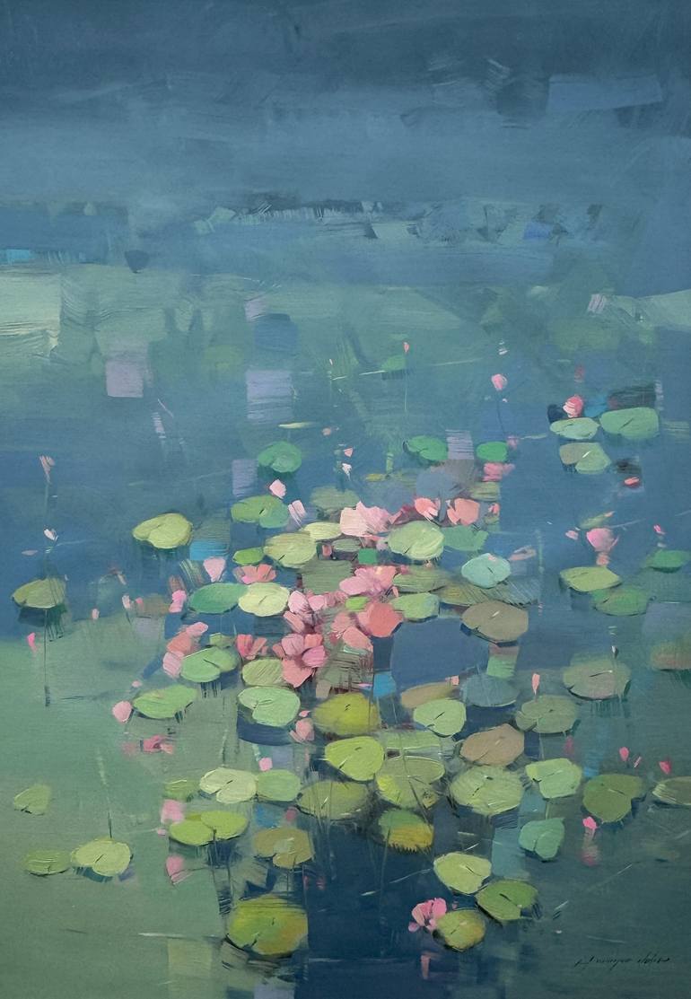 Print of Impressionism Floral Paintings by Vahe Yeremyan