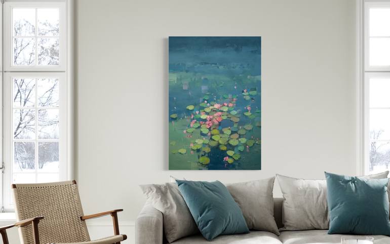Original Impressionism Floral Painting by Vahe Yeremyan