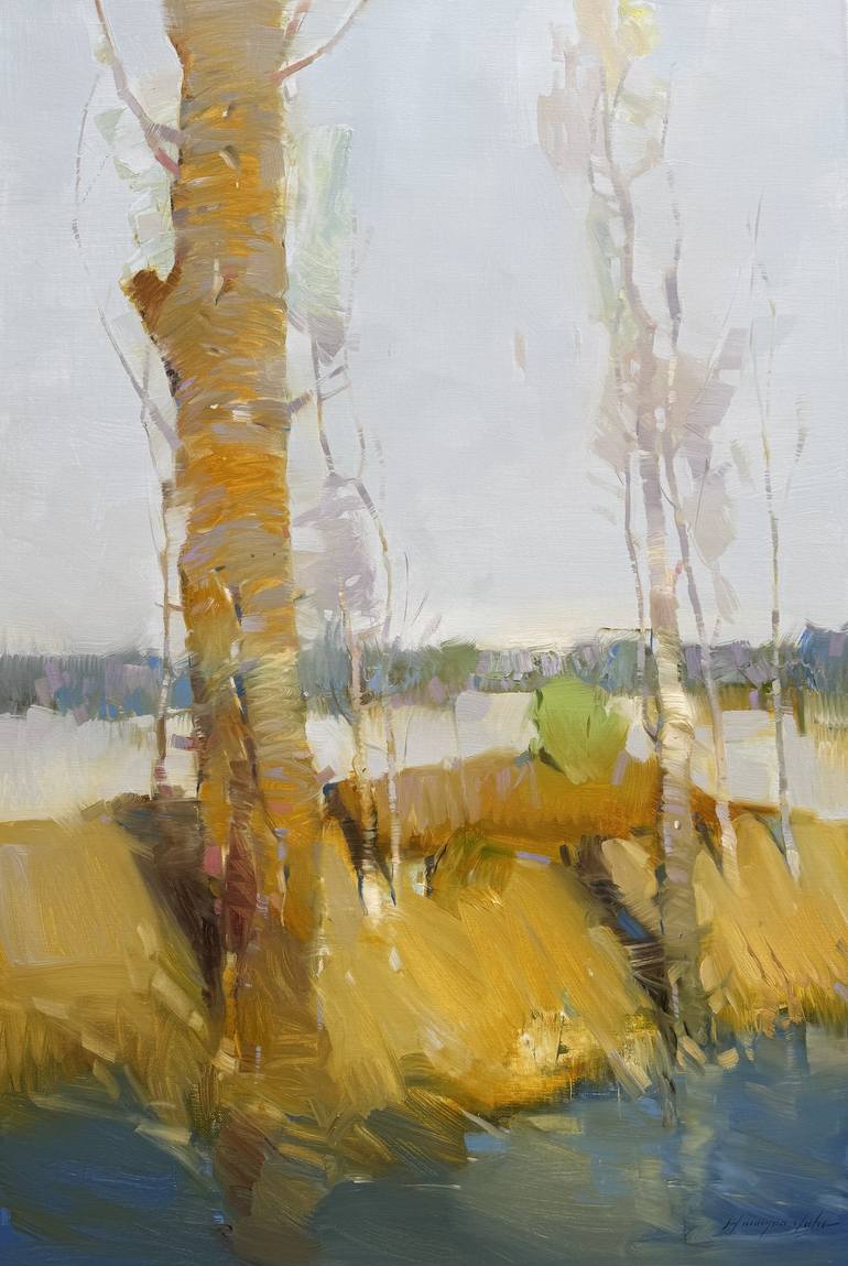 Print of Impressionism Landscape Paintings by Vahe Yeremyan