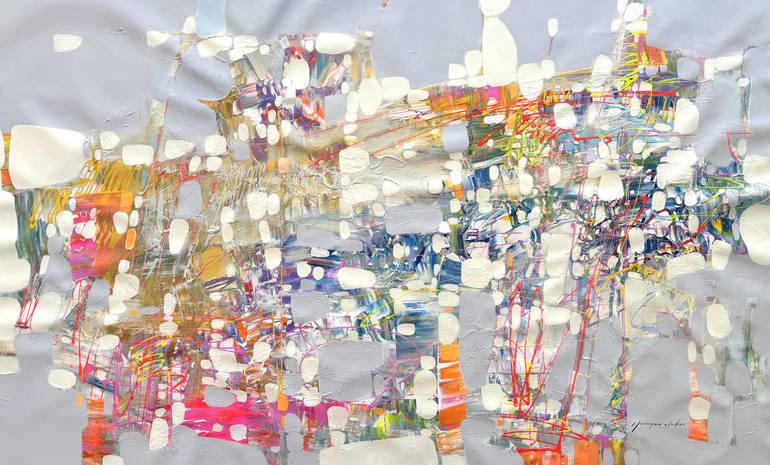 Print of Abstract Paintings by Vahe Yeremyan
