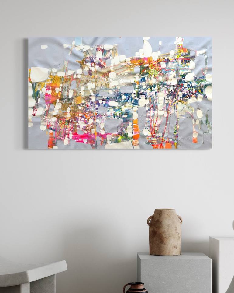 Original Abstract Painting by Vahe Yeremyan