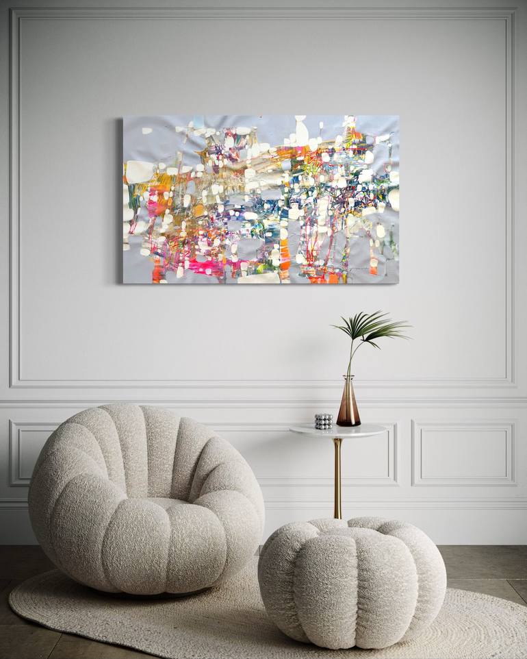 Original Abstract Painting by Vahe Yeremyan