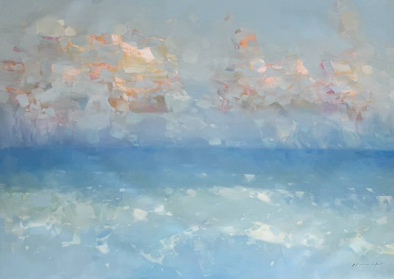 Print of Impressionism Seascape Paintings by Vahe Yeremyan