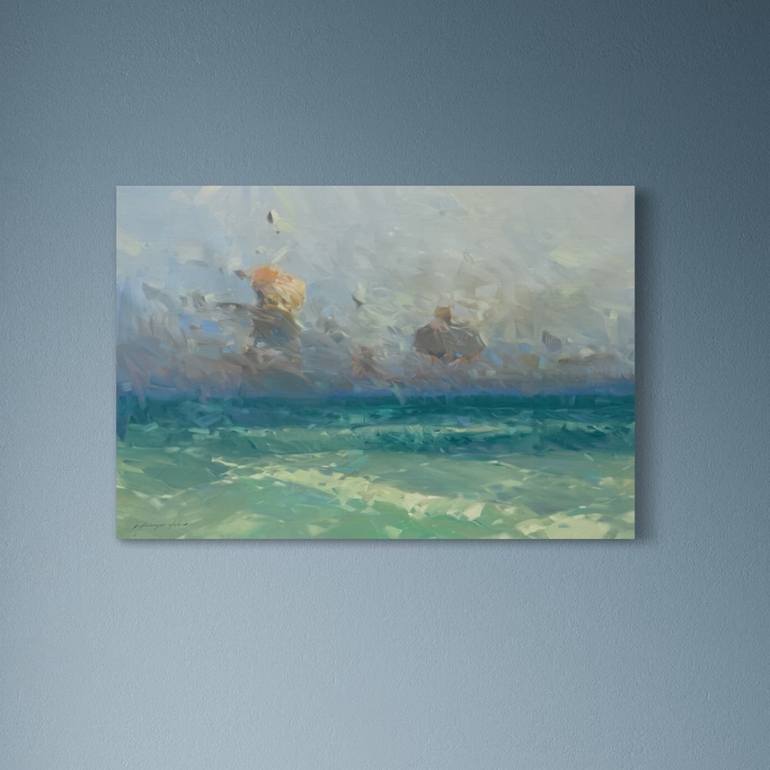 Original Impressionism Seascape Painting by Vahe Yeremyan