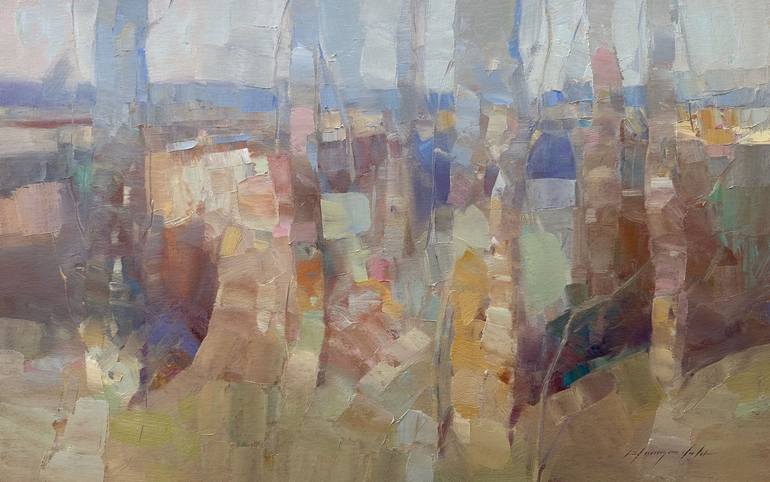 Print of Impressionism Landscape Paintings by Vahe Yeremyan