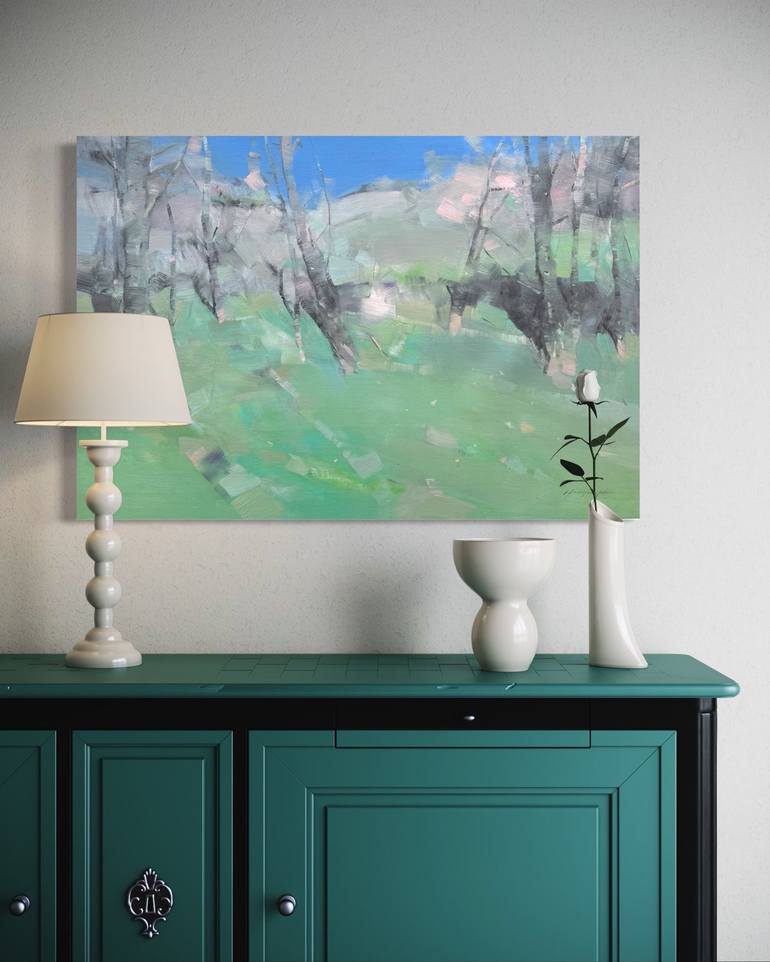 Original Impressionism Landscape Painting by Vahe Yeremyan