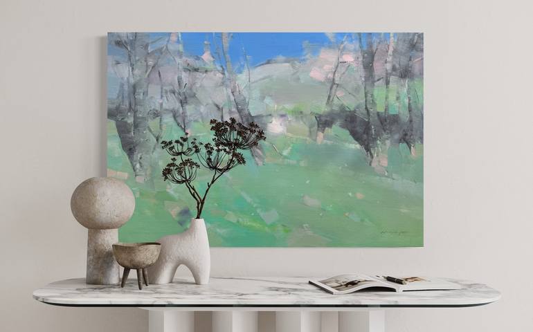 Original Impressionism Landscape Painting by Vahe Yeremyan