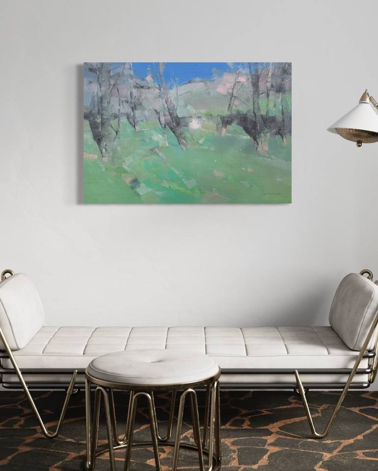 Original Impressionism Landscape Painting by Vahe Yeremyan