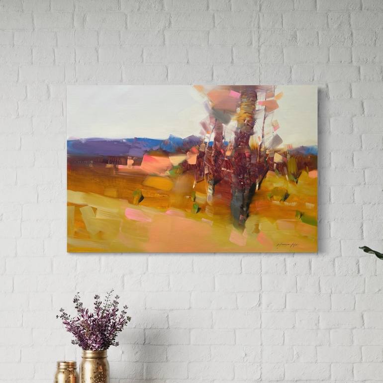 Original Impressionism Landscape Painting by Vahe Yeremyan