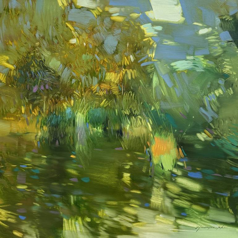 Print of Impressionism Landscape Paintings by Vahe Yeremyan