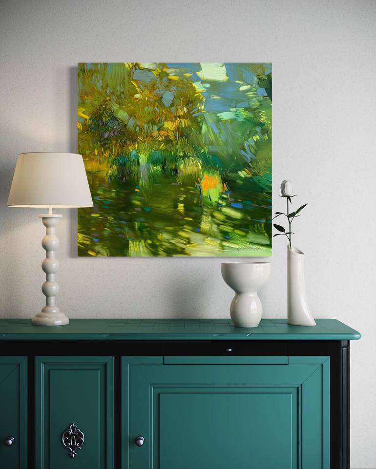 Original Impressionism Landscape Painting by Vahe Yeremyan