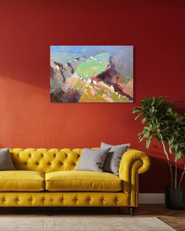 Original Impressionism Landscape Painting by Vahe Yeremyan