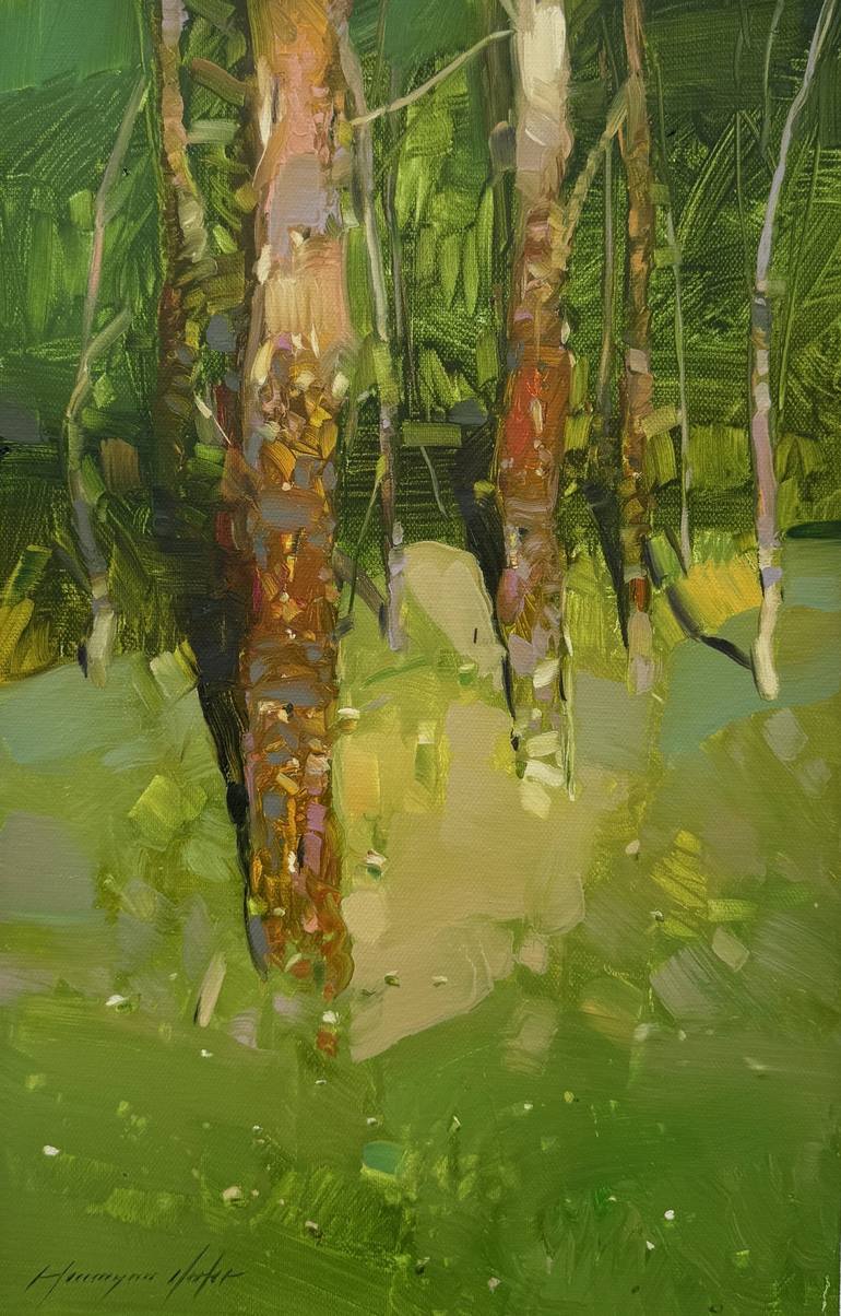 Print of Impressionism Landscape Paintings by Vahe Yeremyan
