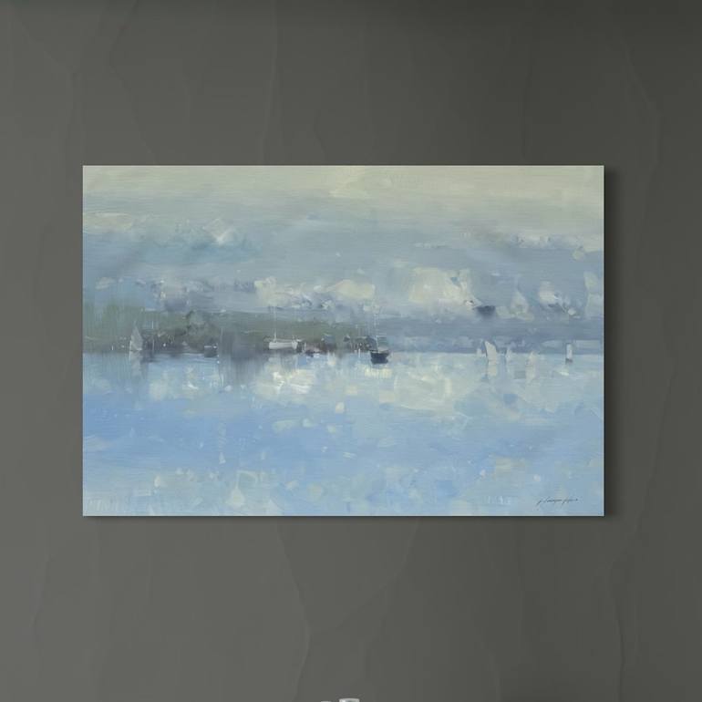 Original Impressionism Seascape Painting by Vahe Yeremyan