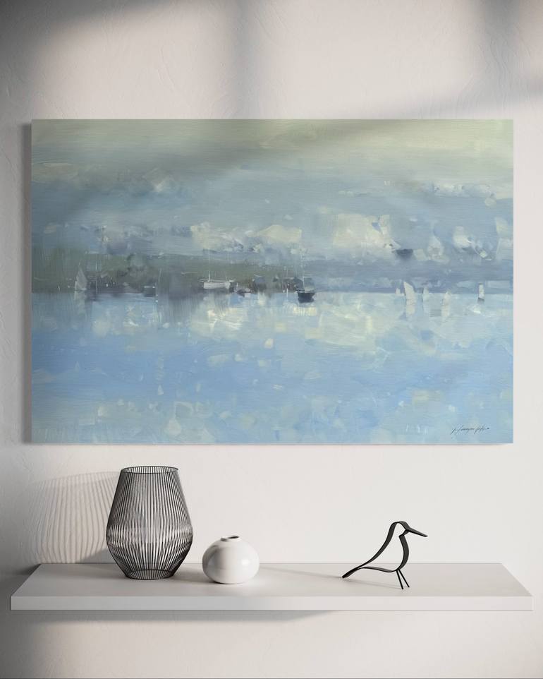 Original Impressionism Seascape Painting by Vahe Yeremyan