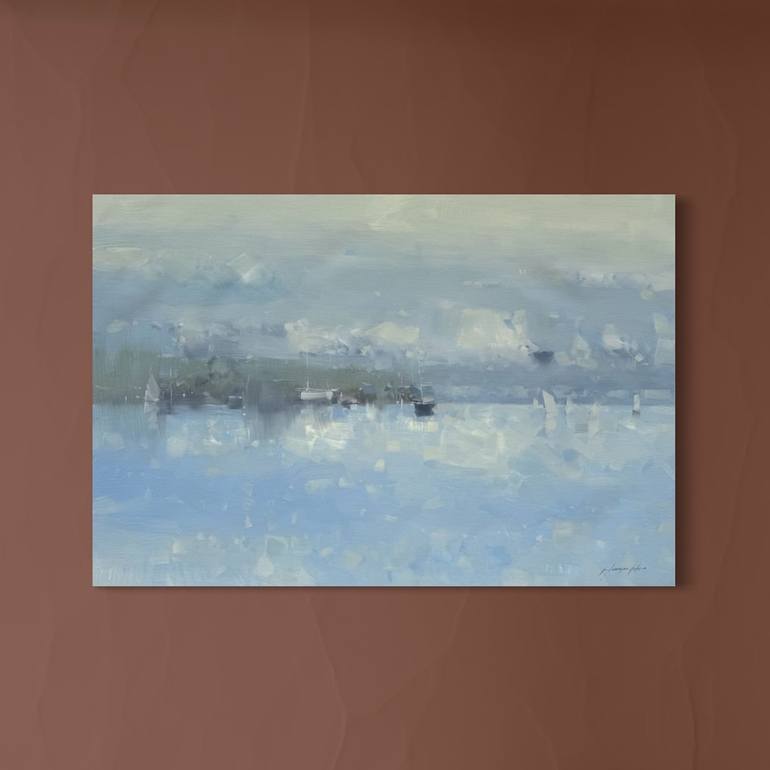 Original Impressionism Seascape Painting by Vahe Yeremyan