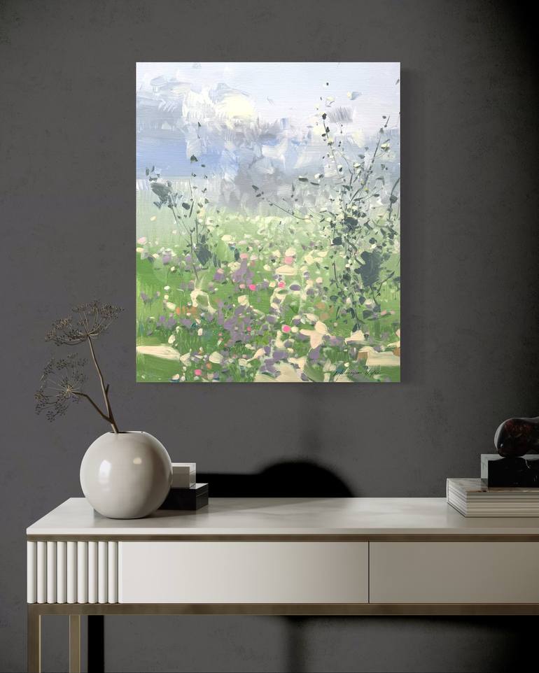 Original Impressionism Landscape Painting by Vahe Yeremyan