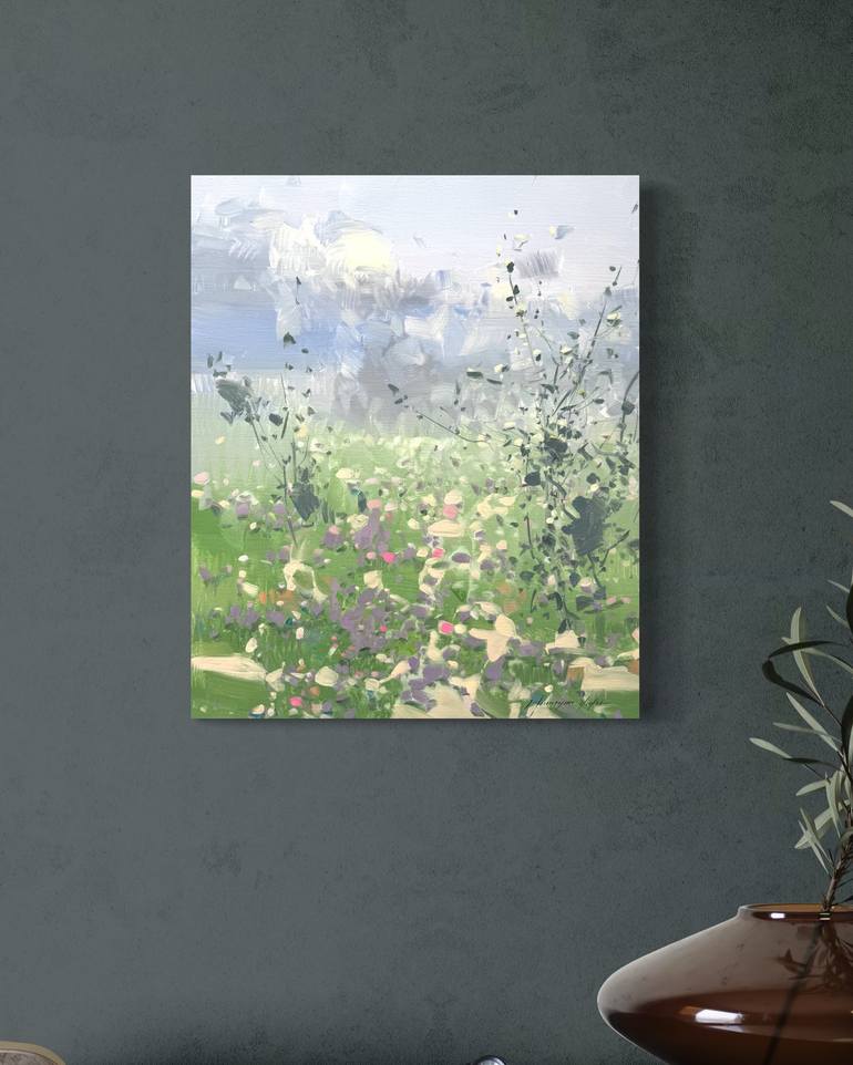Original Impressionism Landscape Painting by Vahe Yeremyan