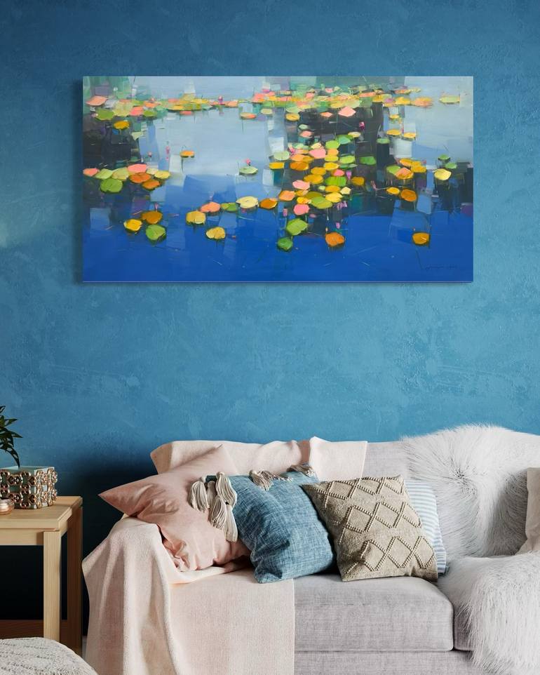 Original Impressionism Floral Painting by Vahe Yeremyan