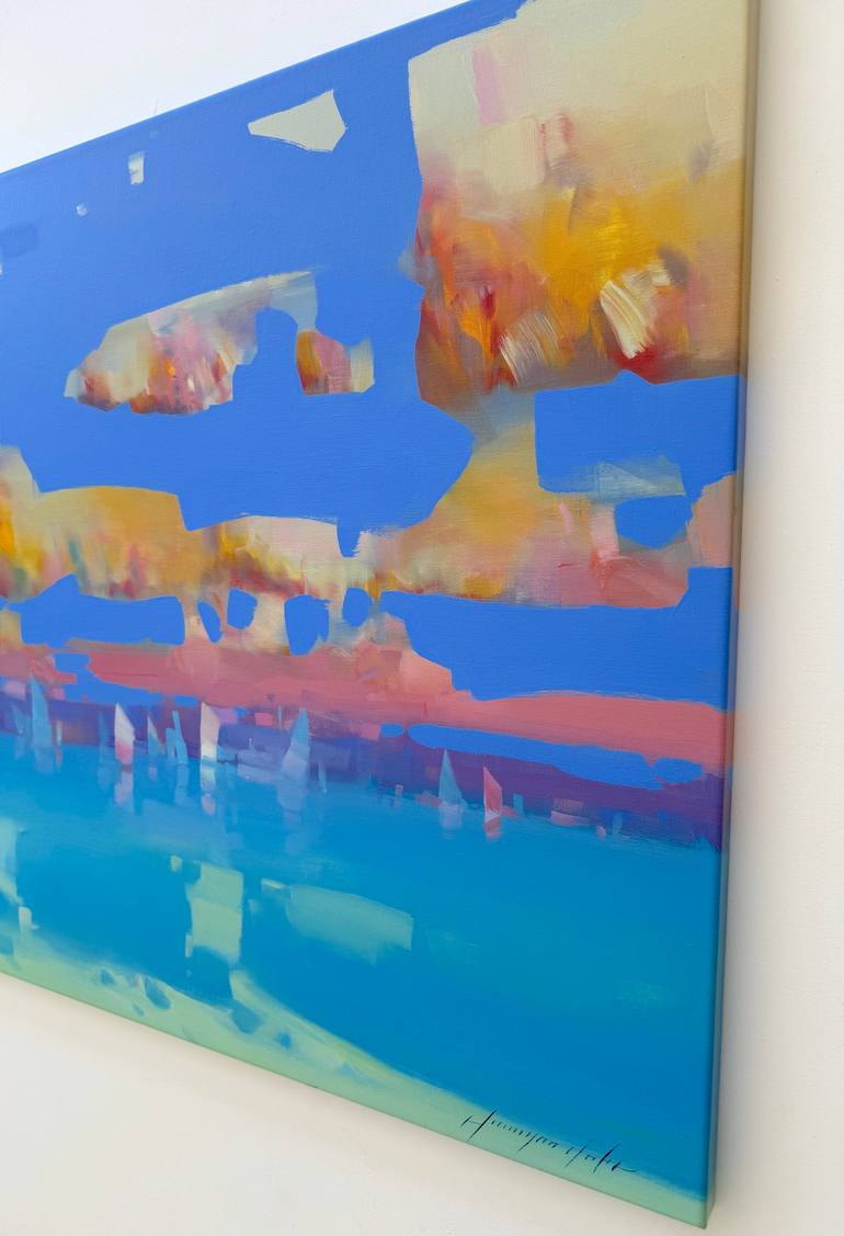 Original Impressionism Seascape Painting by Vahe Yeremyan