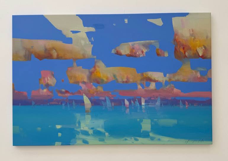 Original Impressionism Seascape Painting by Vahe Yeremyan