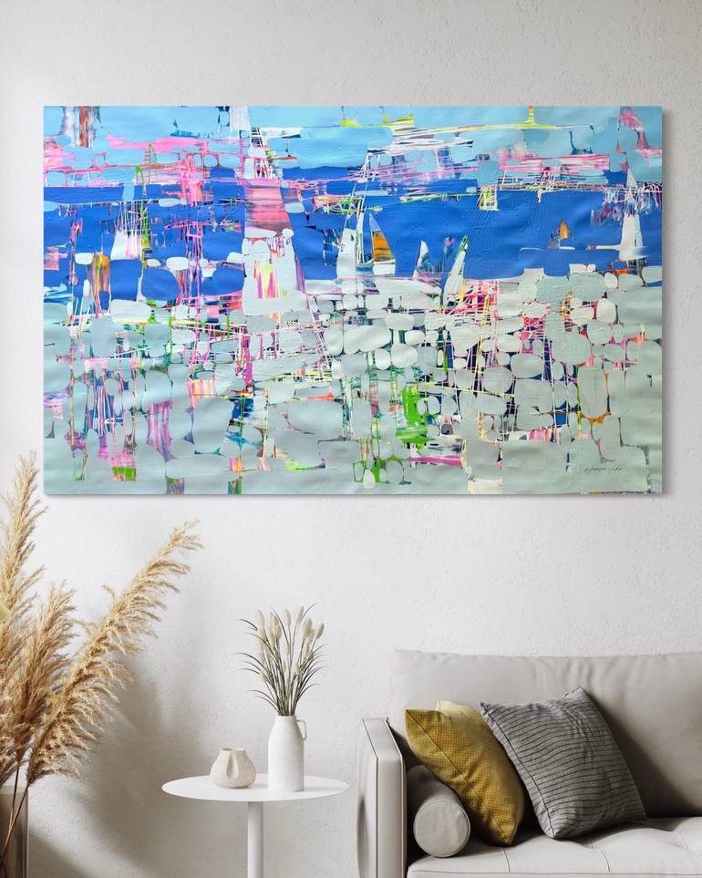 Original Abstract Painting by Vahe Yeremyan