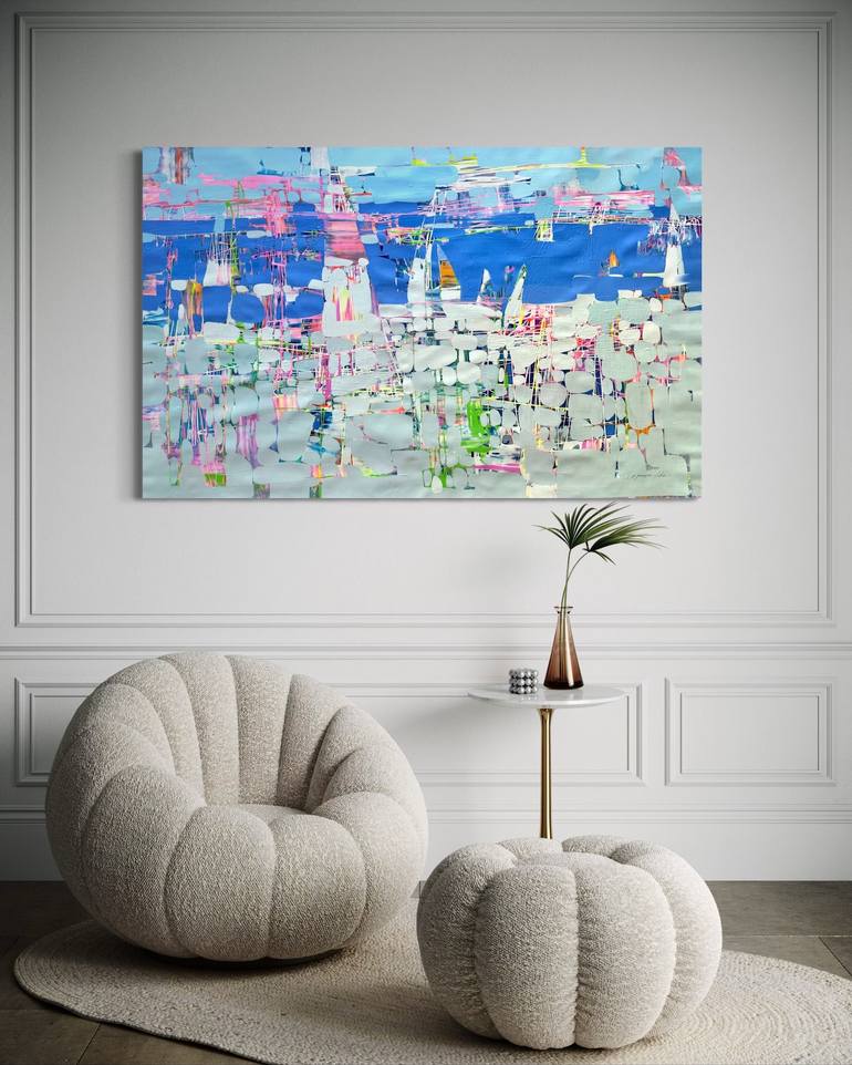 Original Abstract Painting by Vahe Yeremyan
