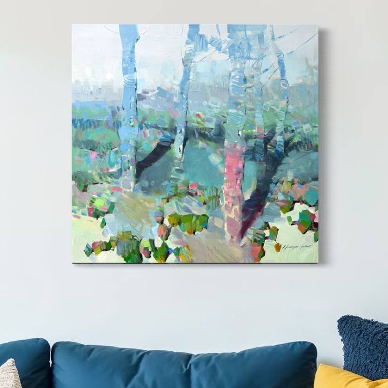 Original Impressionism Landscape Painting by Vahe Yeremyan