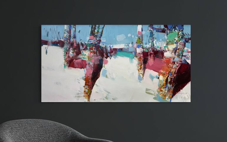 Original Impressionism Landscape Painting by Vahe Yeremyan