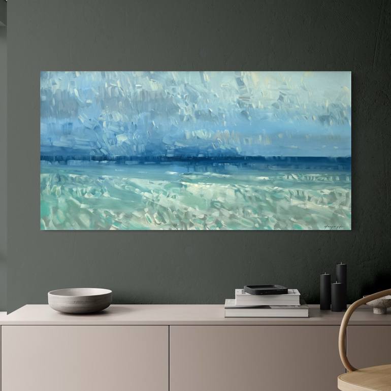 Original Impressionism Seascape Painting by Vahe Yeremyan