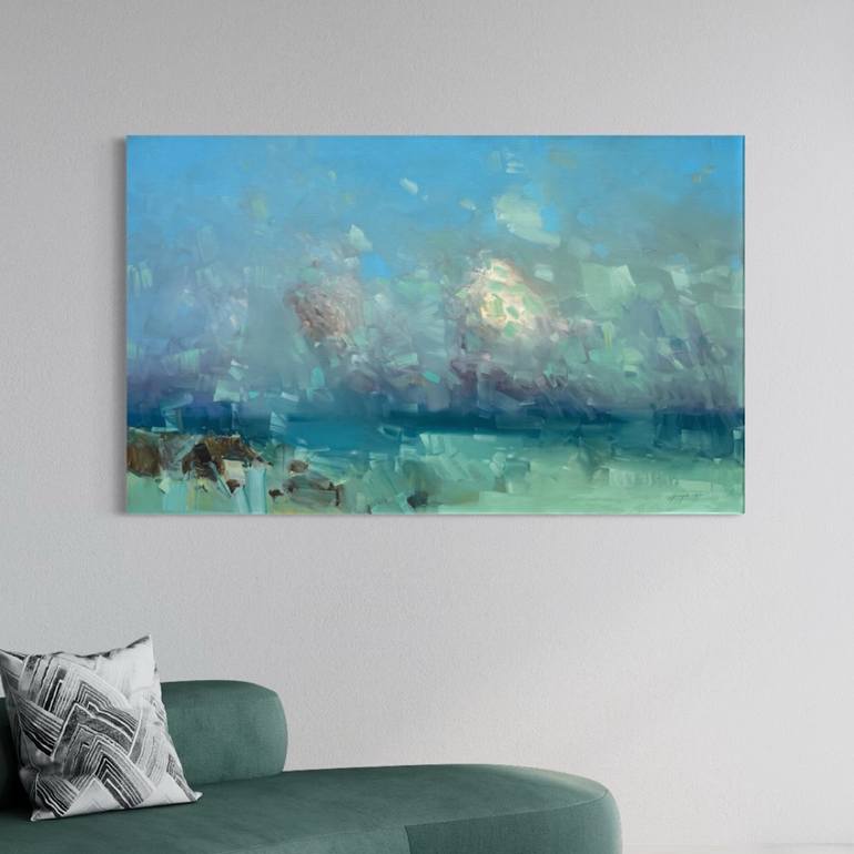 Original Impressionism Seascape Painting by Vahe Yeremyan