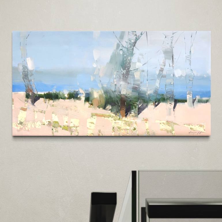 Original Impressionism Landscape Painting by Vahe Yeremyan