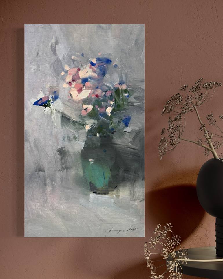 Original Impressionism Still Life Painting by Vahe Yeremyan