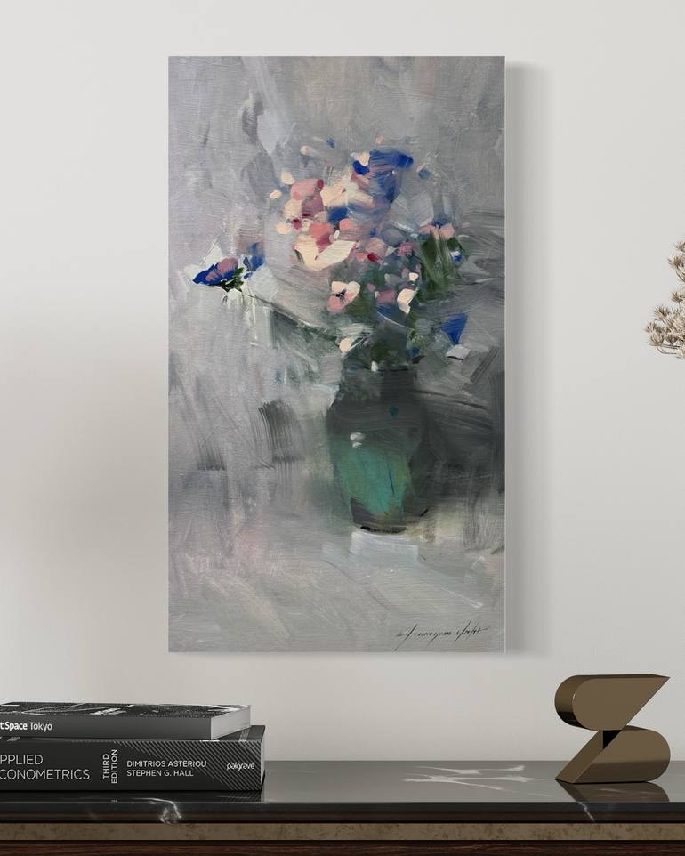 Original Impressionism Still Life Painting by Vahe Yeremyan