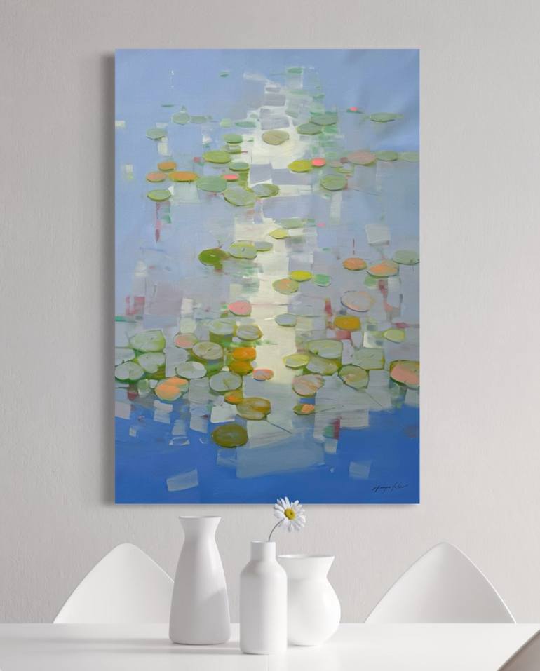 Original Impressionism Floral Painting by Vahe Yeremyan