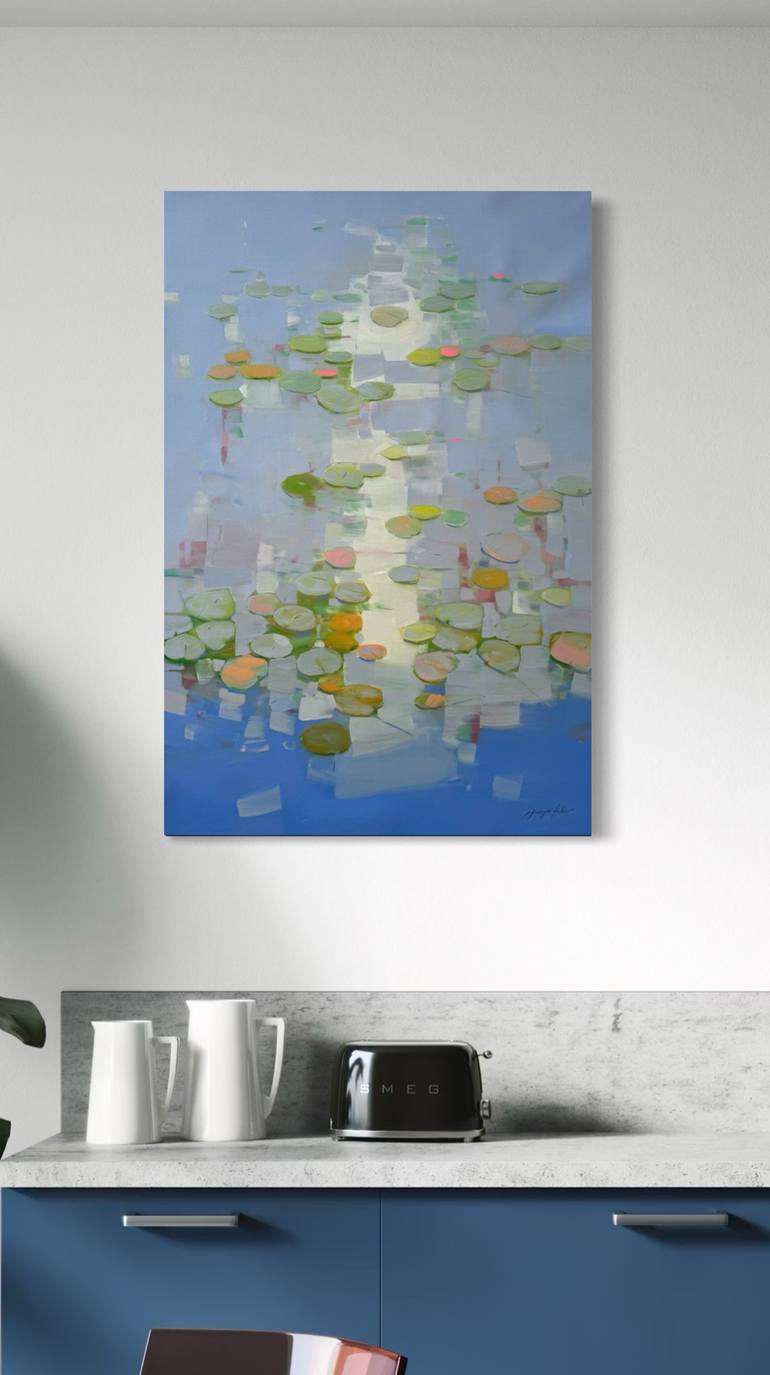Original Impressionism Floral Painting by Vahe Yeremyan
