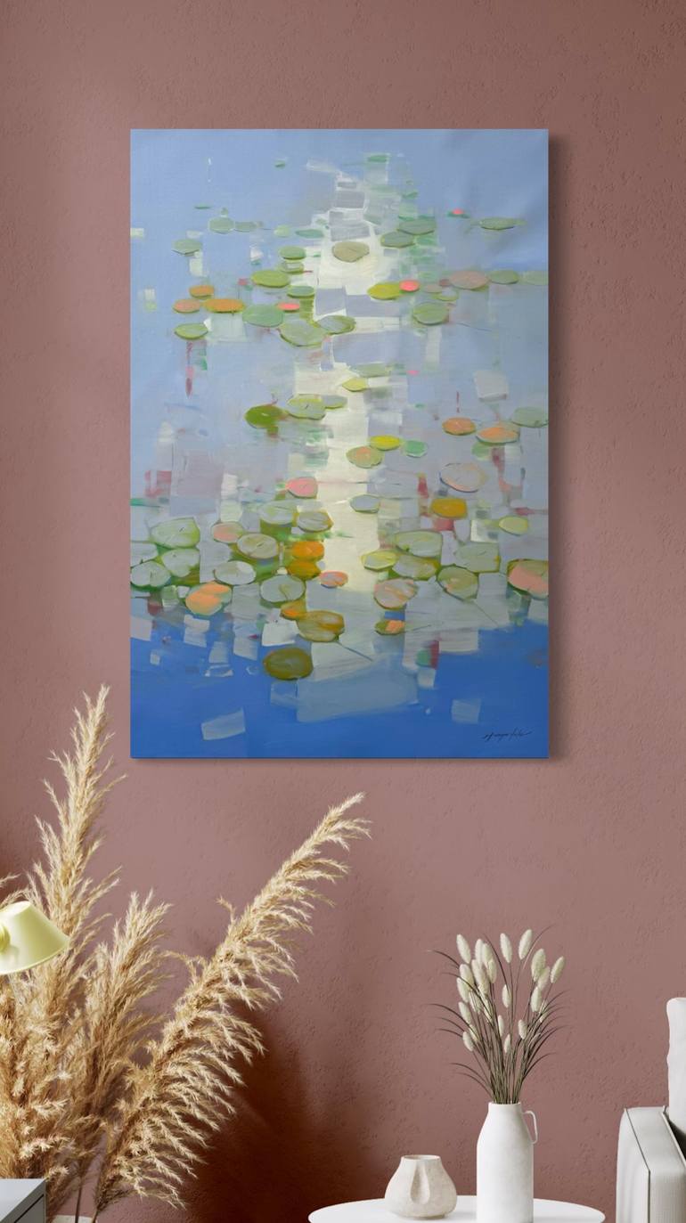 Original Impressionism Floral Painting by Vahe Yeremyan