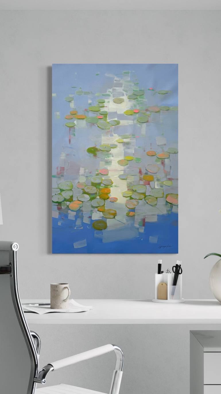 Original Impressionism Floral Painting by Vahe Yeremyan