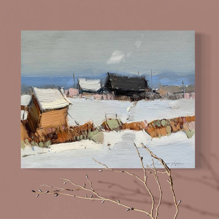 Original Impressionism Landscape Painting by Vahe Yeremyan